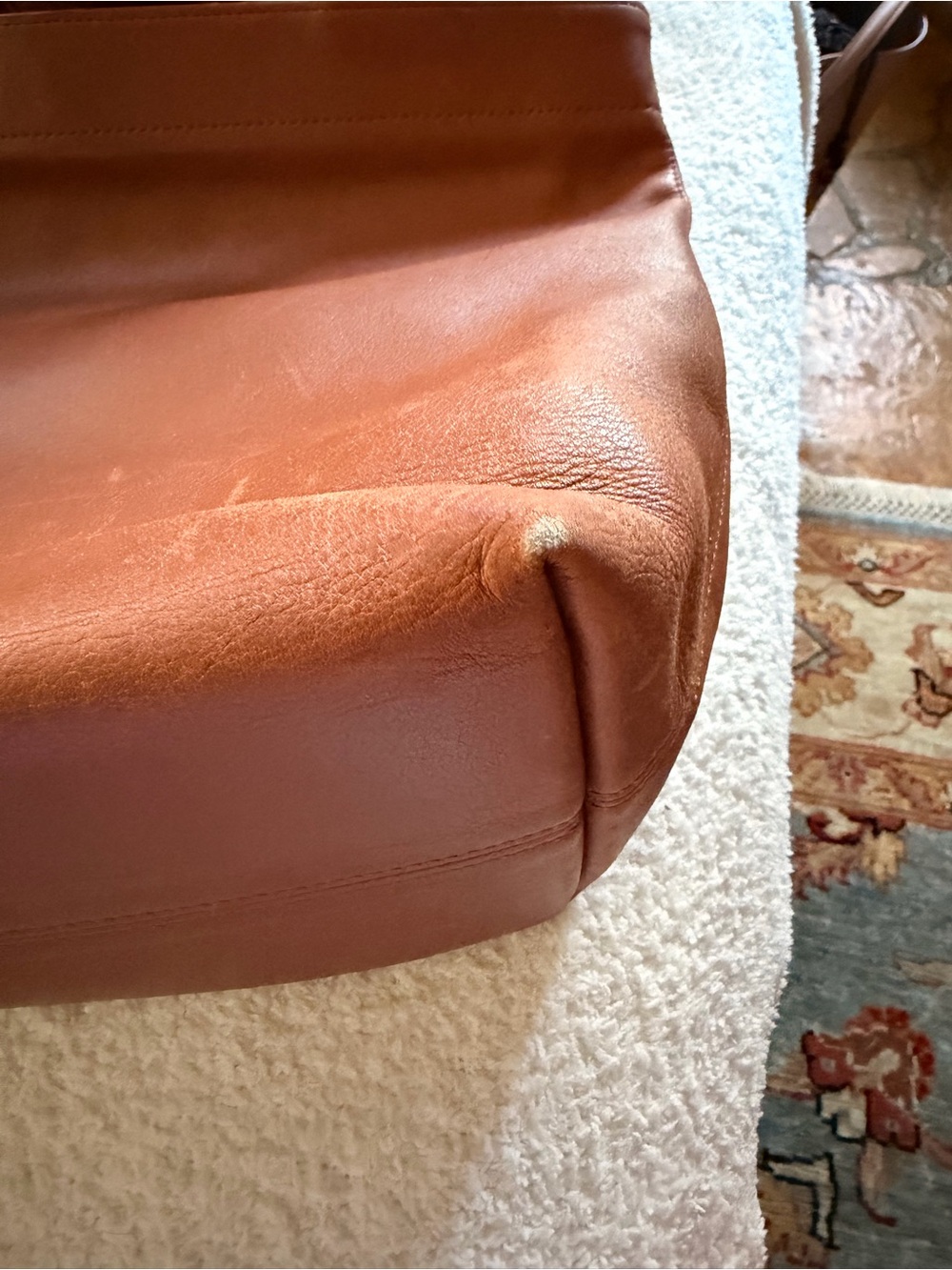 Coach Brown Leather Tote Bag - Picture 5 of 8